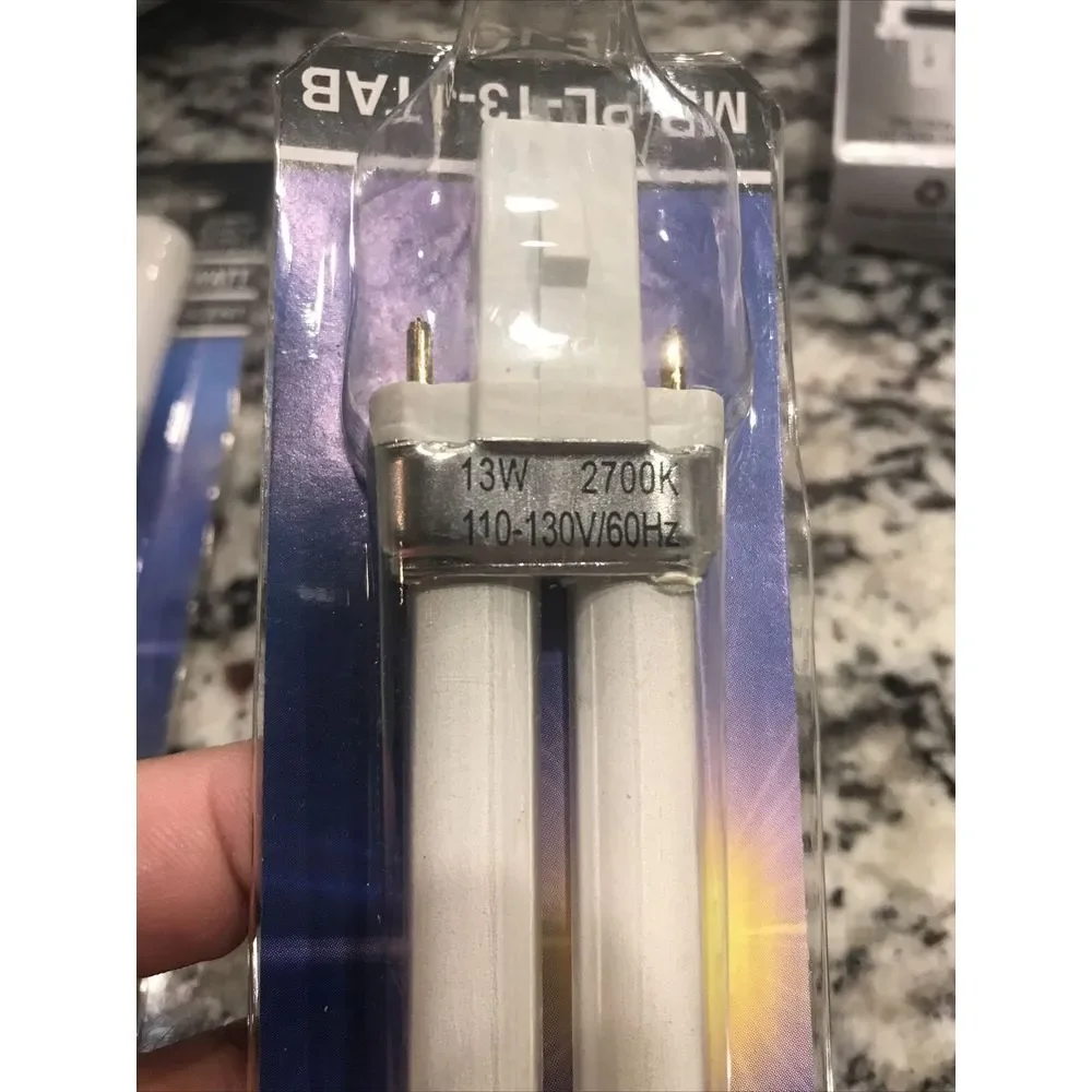 Lot Of 2 PL-13-1Tab/13 Watt‎ flourescenre compacte